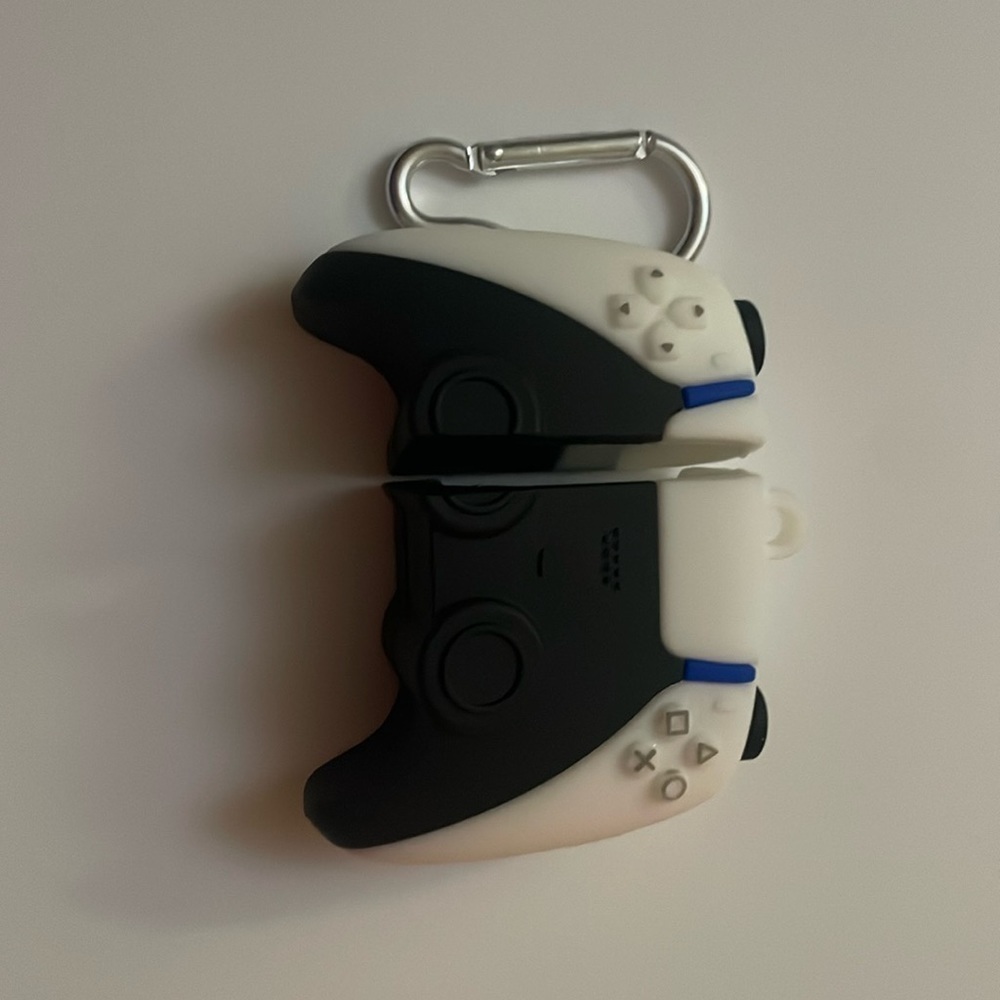 Ps5 airpod case color black and blue and white